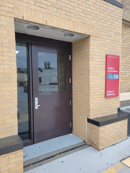 door from the parking next to EMA