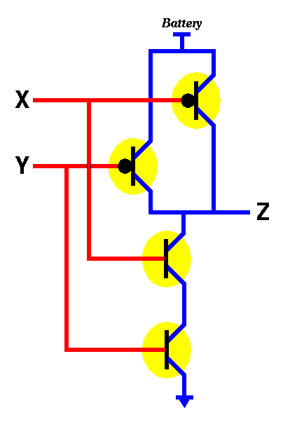 xor gate transistor diagram